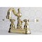 Kingston Brass KS1602BPL 4" Centerset Bathroom Faucet, Polished Brass KS1602BPL - alternate 2